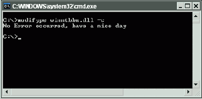 ModifyPE