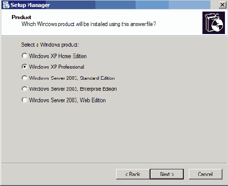 Setup Manager
